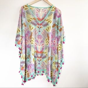 Matilda Jane Tassel Poncho Over Sized Cover Up